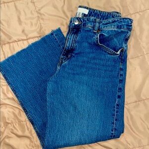 H&M Blue Straight Leg Jeans Classic Denim